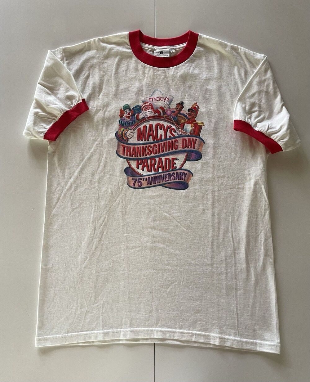 RARE - Large Vintage Macy’s Thanksgiving Day Parade Double-Sided T-Shirt